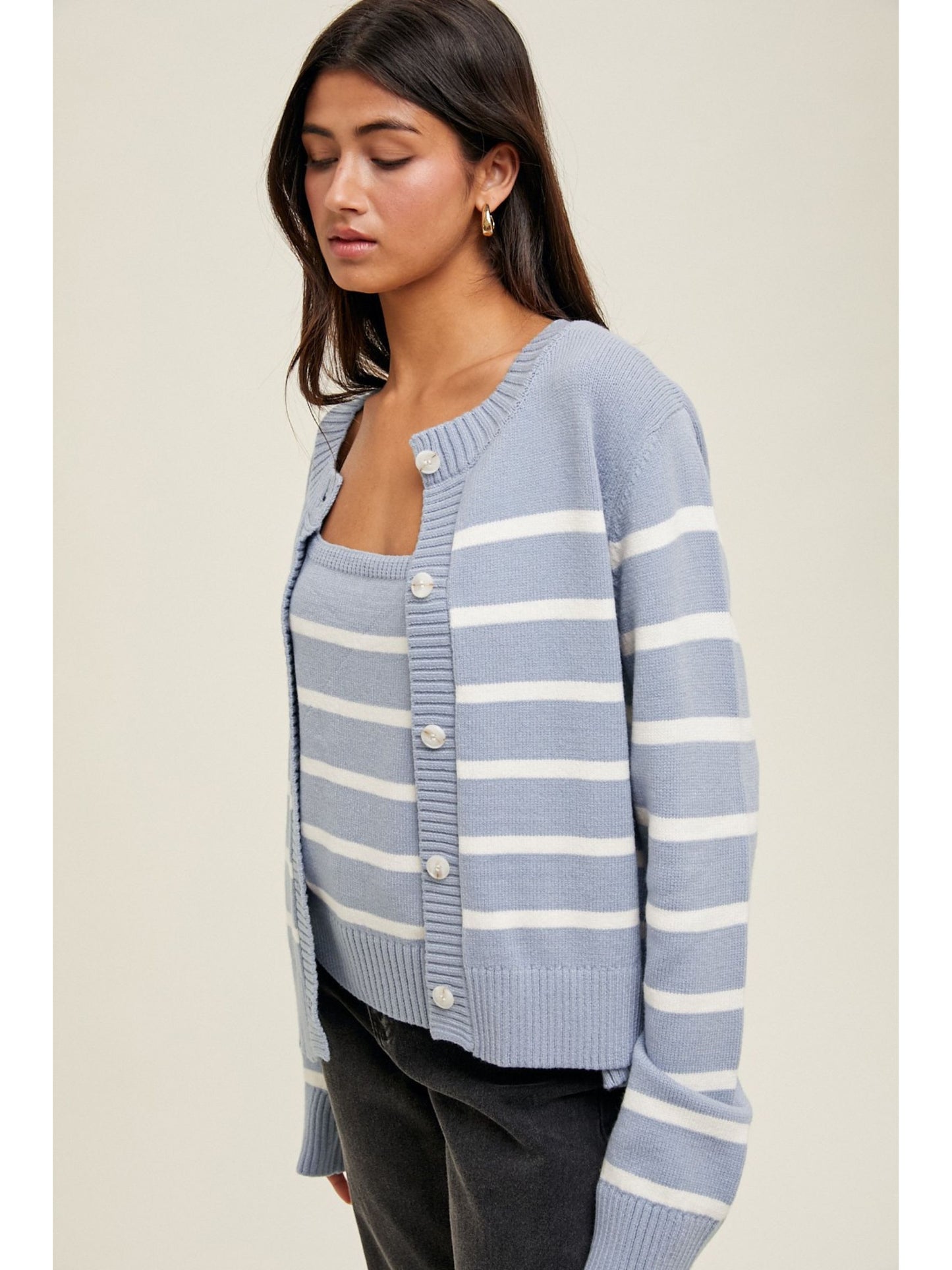 Tilly Cami And Cardigan Set
