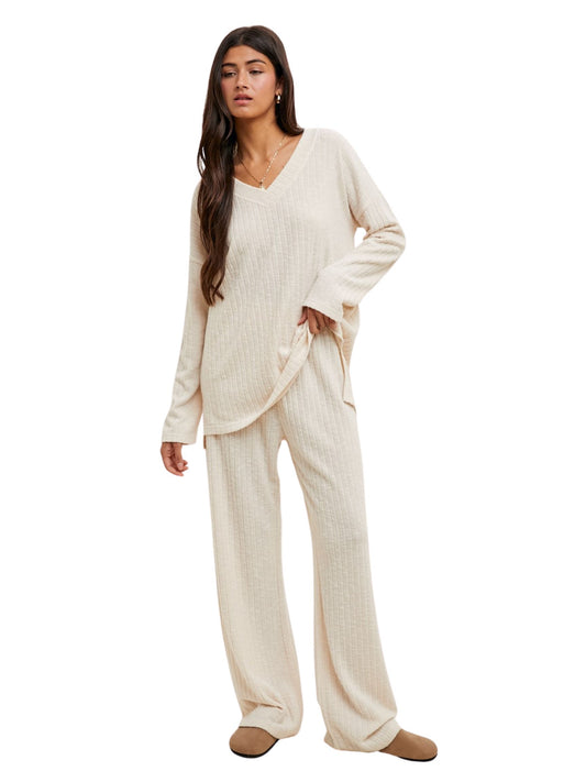 Leah Ribbed Knit Pants