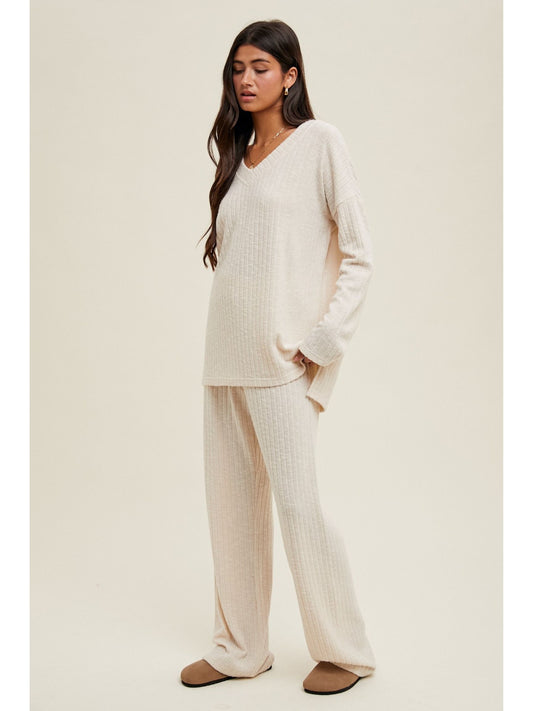Leah Ribbed Knit Pants