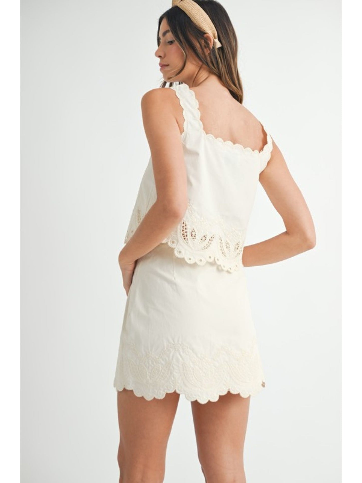 Harper Embroidered Skirt