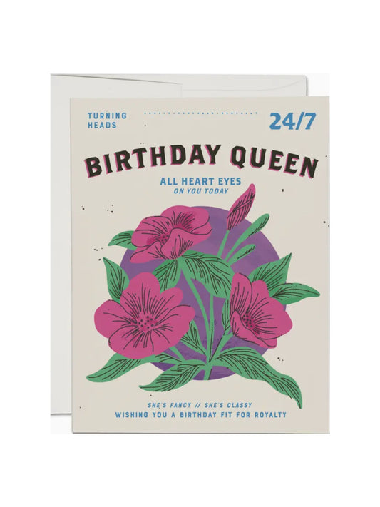 Birthday Queen Birthday Greeting Card
