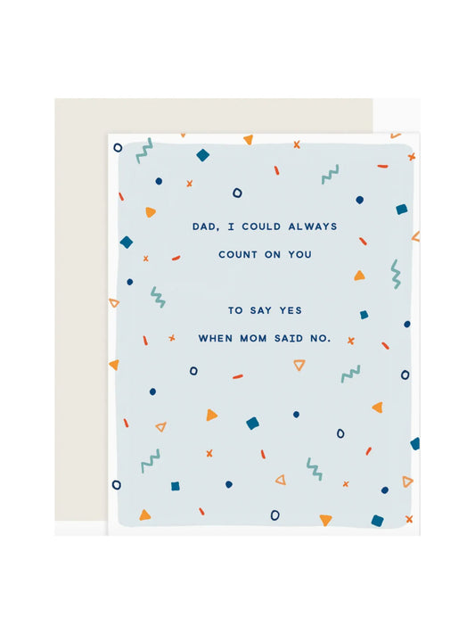 Count On You Father's Day Card