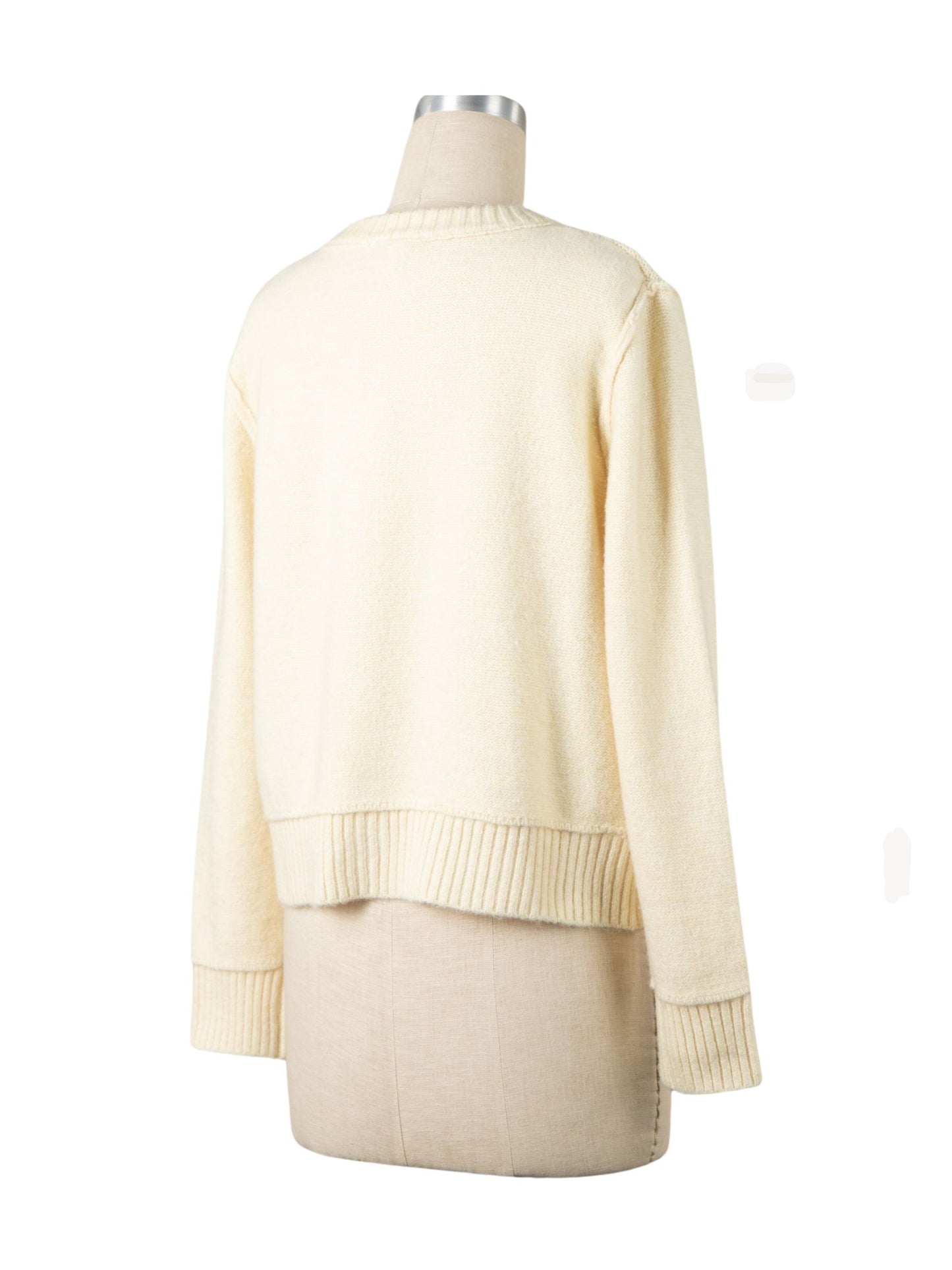 Butter Soft Ribbed Trim Knit Button Cropped Cardigan