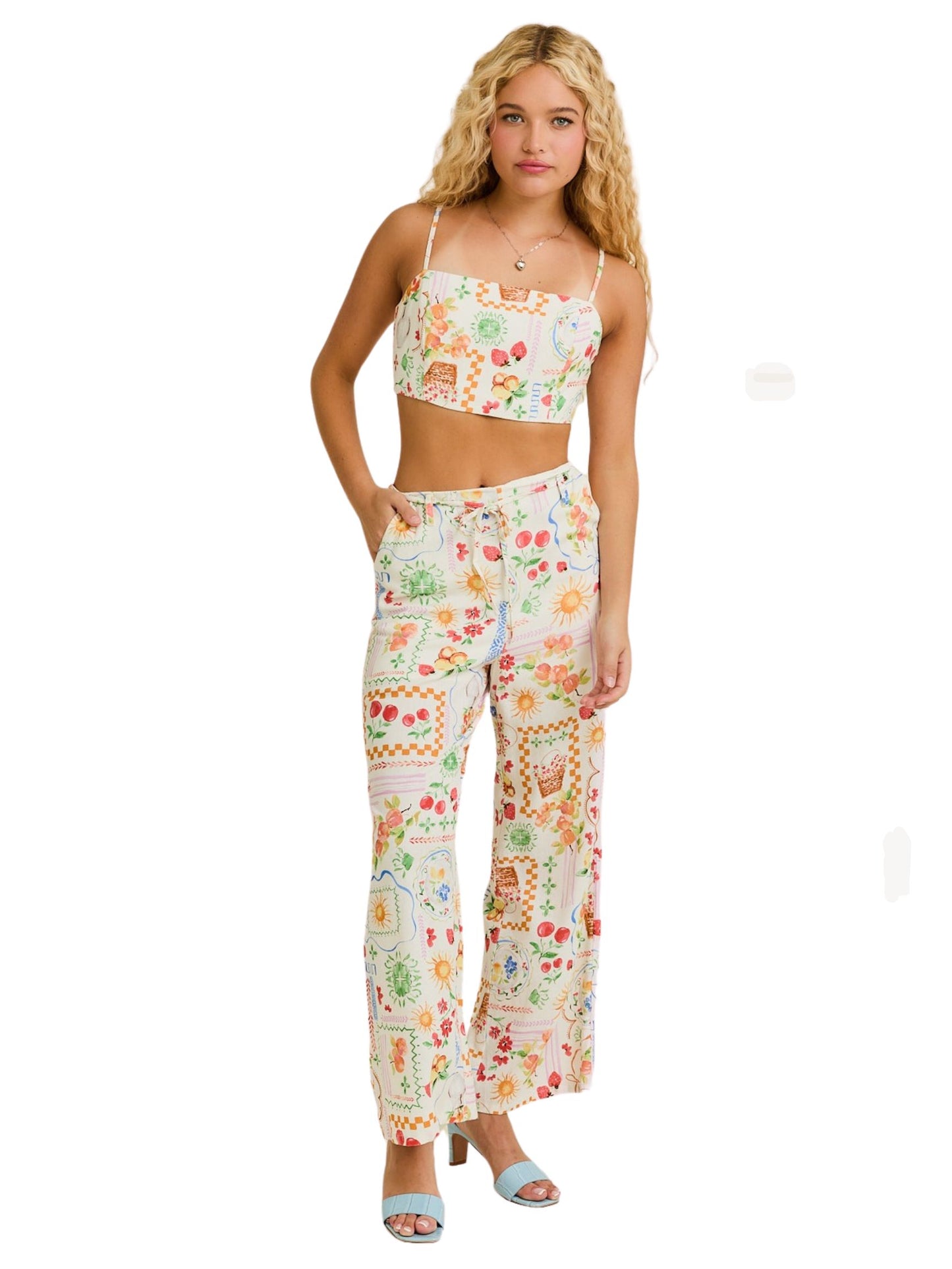 Santorini Pattern Bottoms