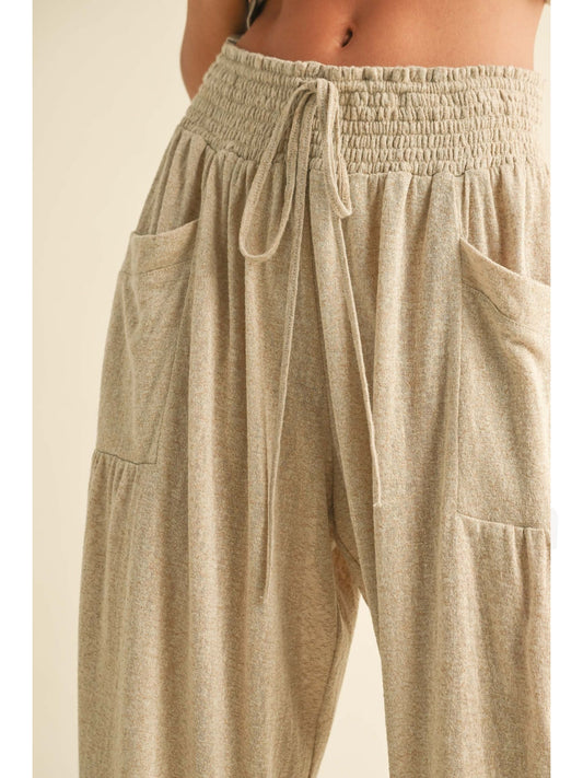 Sara Smock Waist With Pocket Pants