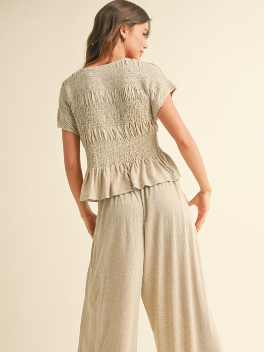 Sara Smock Detail Top