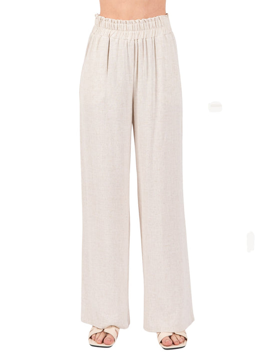 Linen Wide Leg Pants