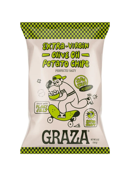 Graza's Perfectly Salty Chips Fried in Evoo