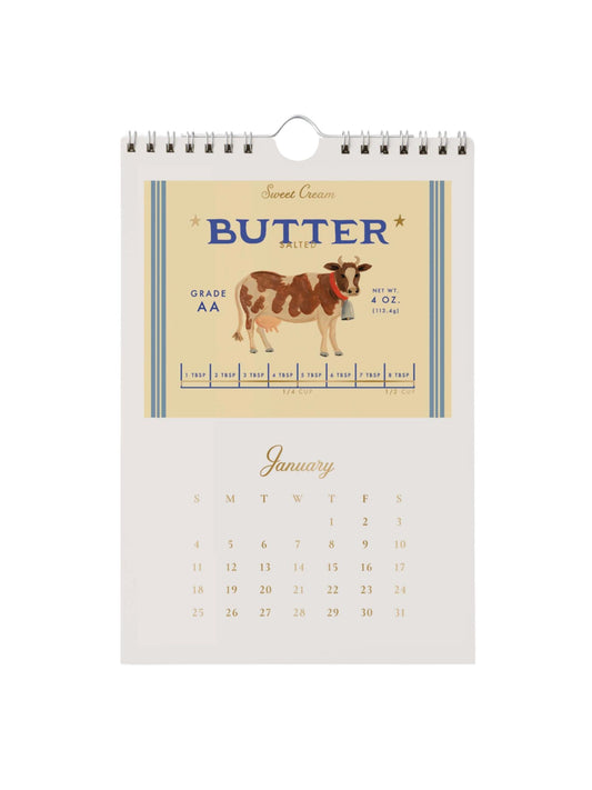 2026 Country Farm Kitchen Calendar (6x9)