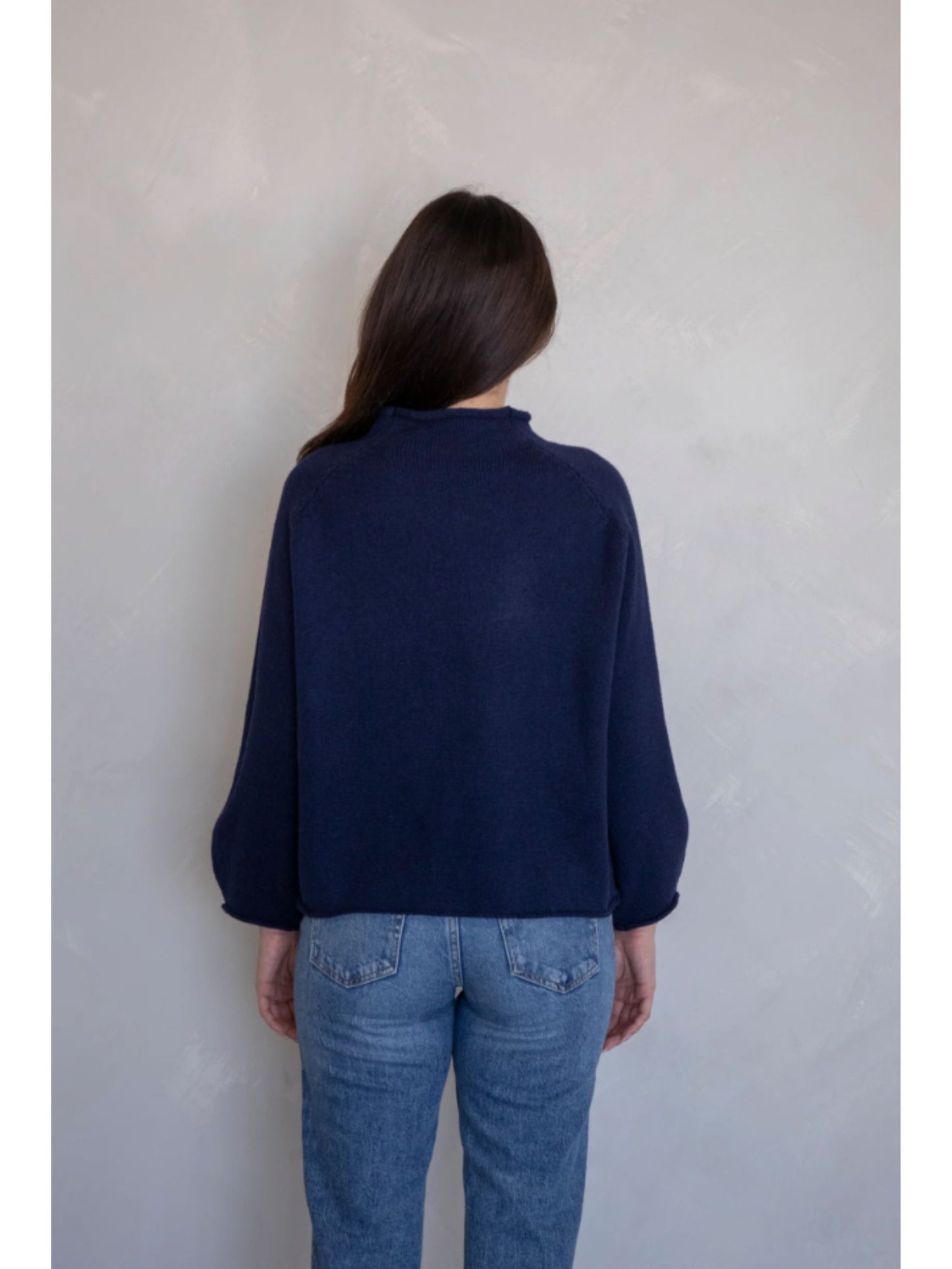 Navy Tomato Sweater