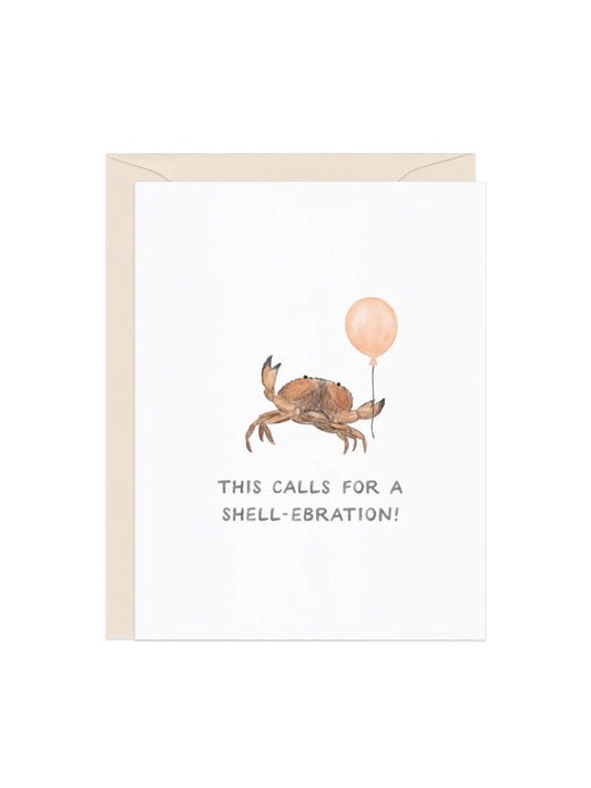Shell-abration Crab Card