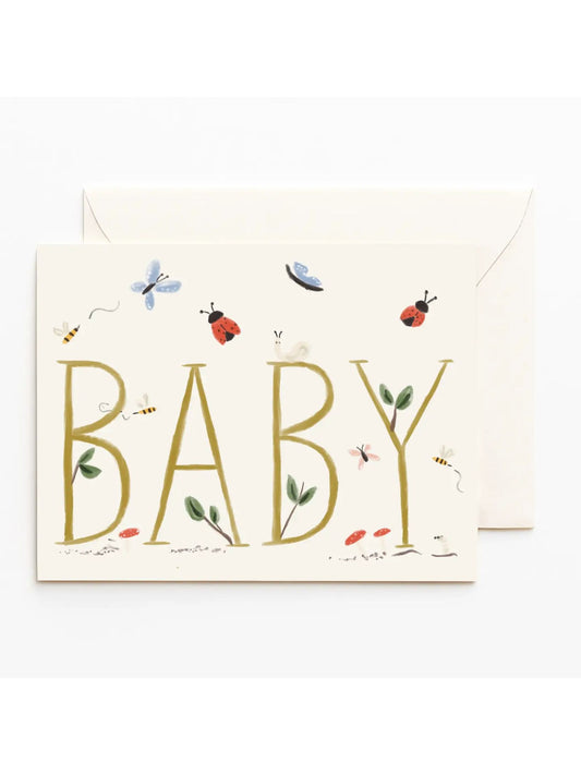 Illustrated Baby Card