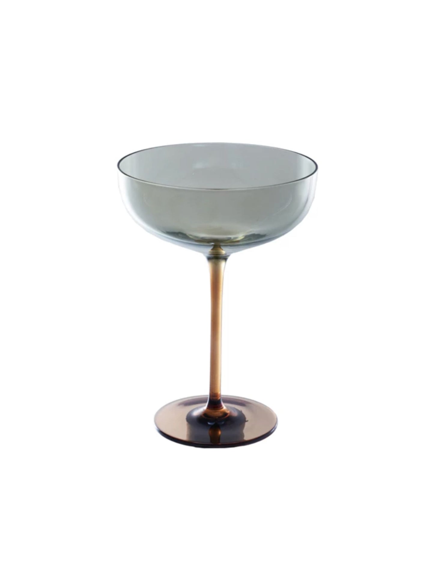 Iridescent Finish Martini Glass