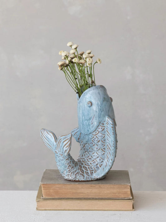 Fish Shaped Vase