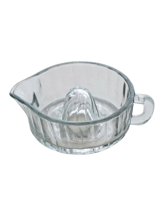 Pressed Glass Juicer w/ Handle