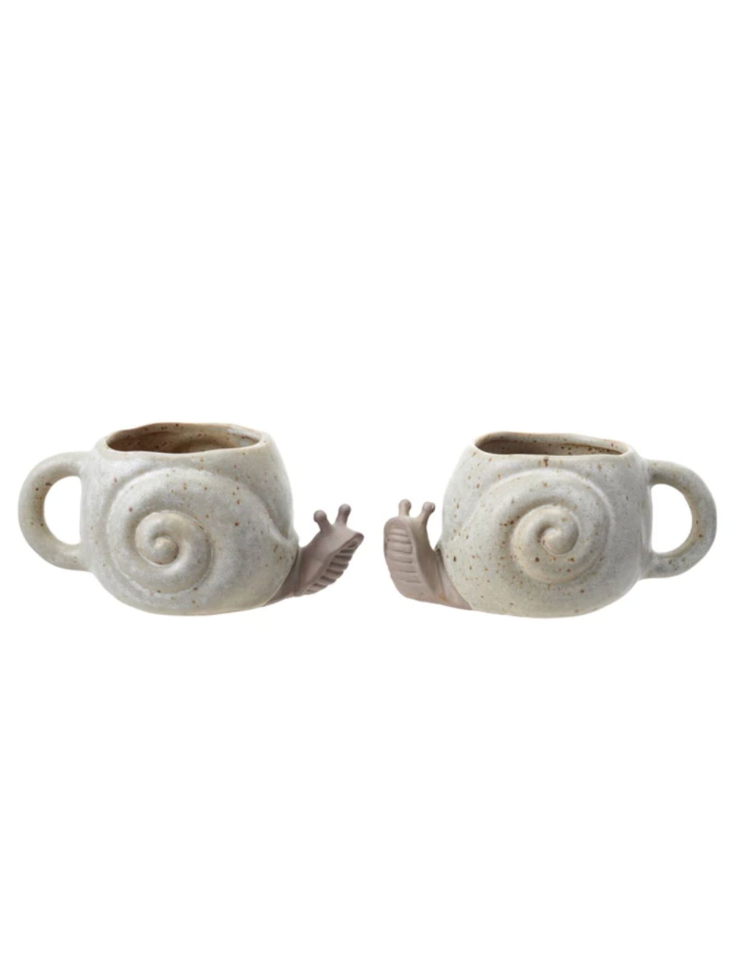 Stoneware Snail Shaped Mug
