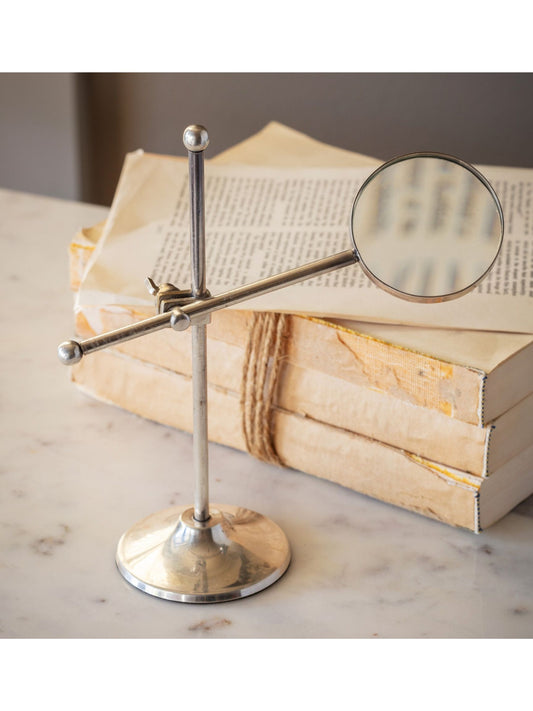 Silver Standing Looking Glass - PICK UP ONLY