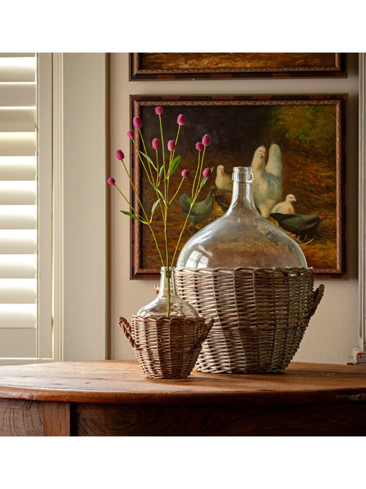 Faux Gomphrena Flower Purple