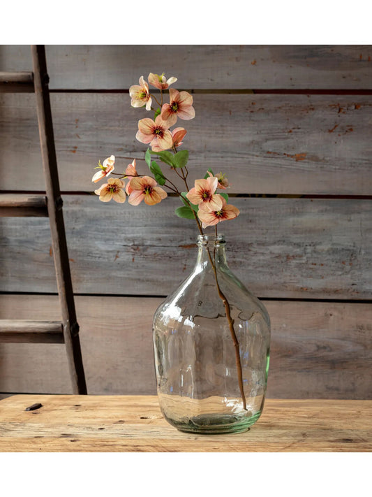 Faux Hellebore Flower Coral