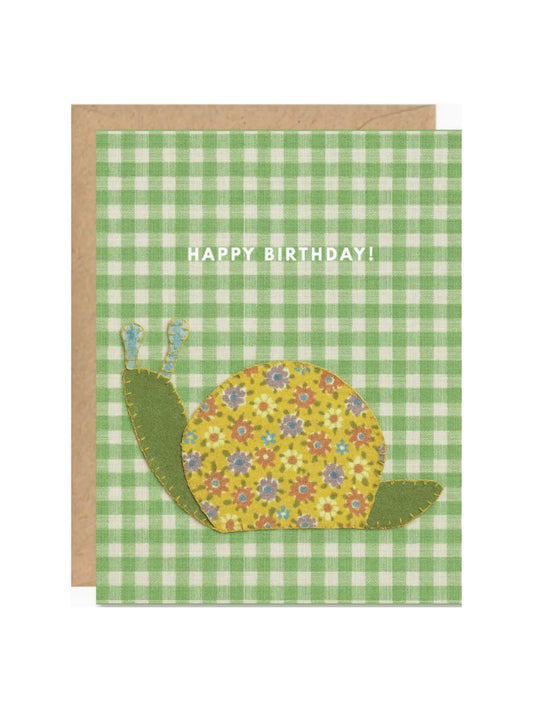 Snail Birthday Card