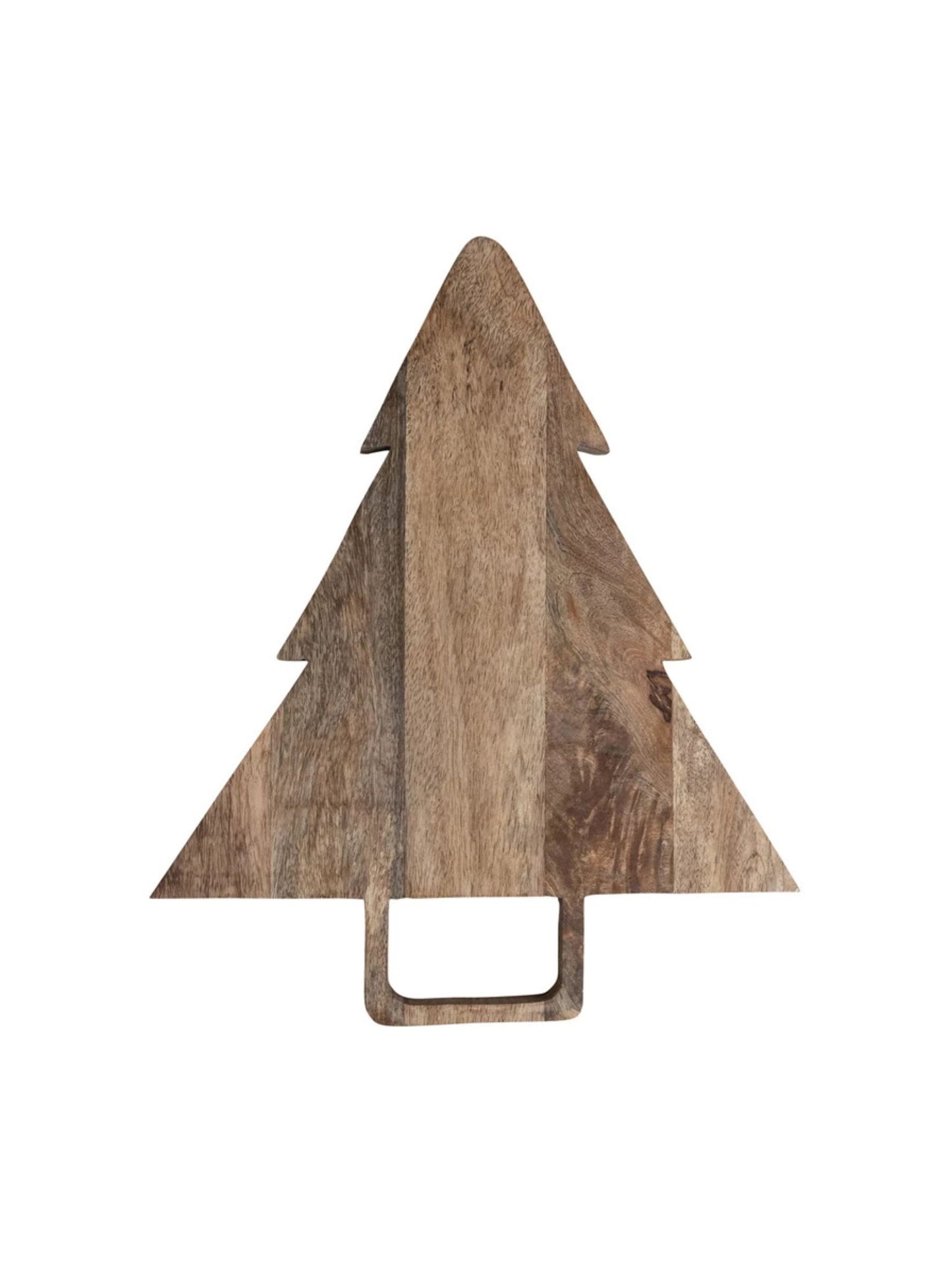 Mango Wood Tree Shaped Cheese/Cutting Board with Handle