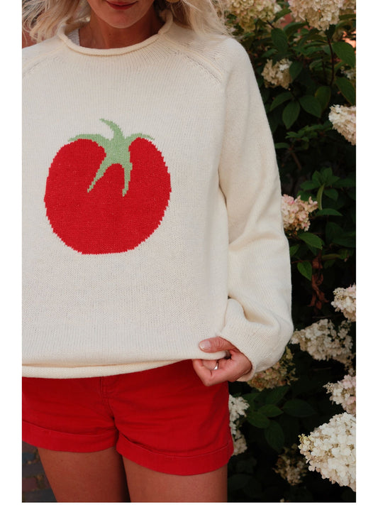 Ivory Tomato Sweater