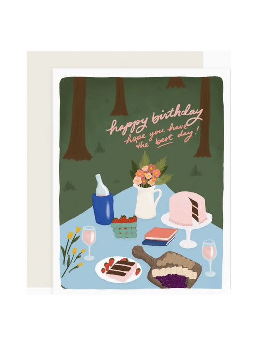 Picnic Best Day Birthday Card