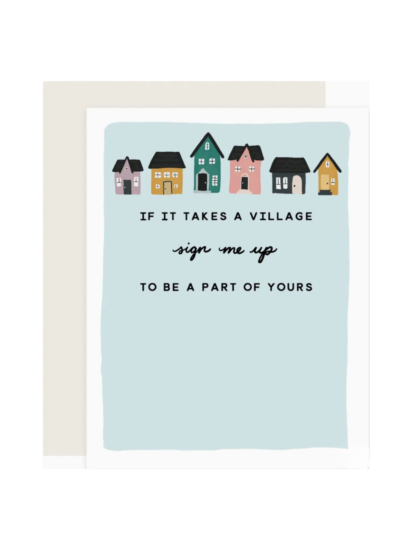 Sign Me Up New Parent Support Card