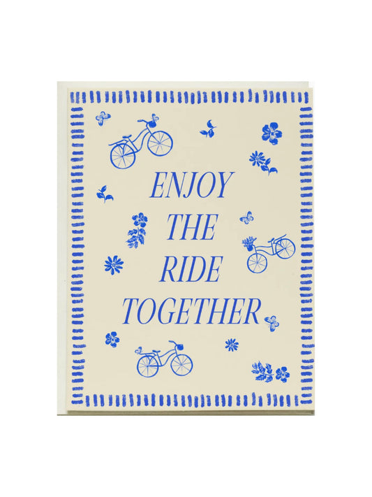Bike Ride Wedding Card