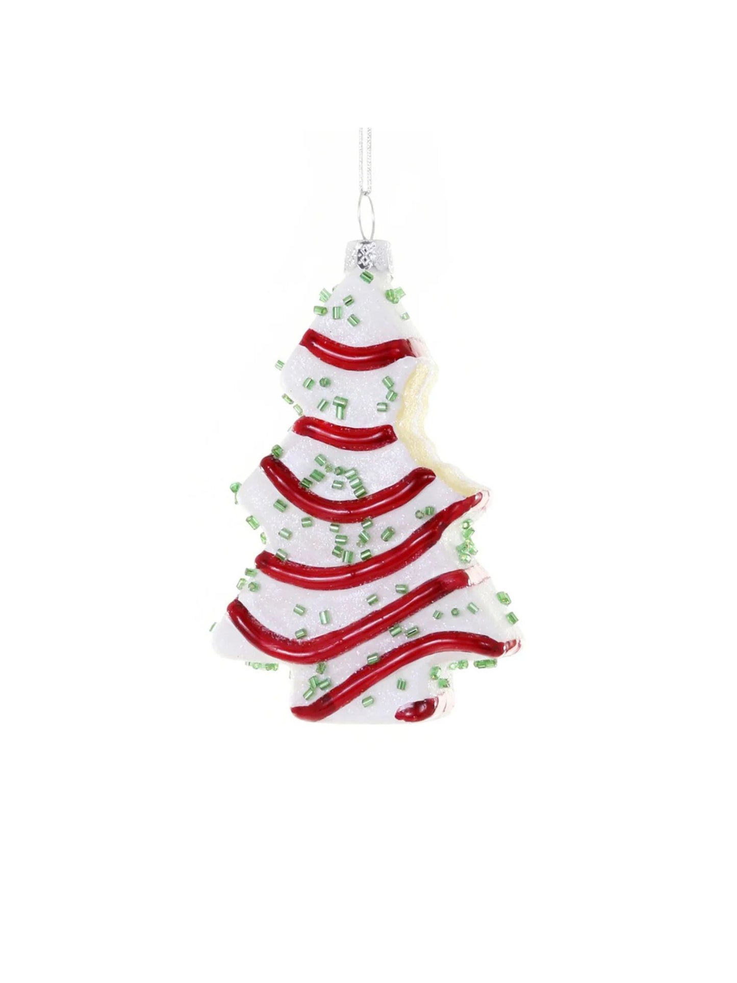 Christmas Tree Cake w/ Bite Ornament