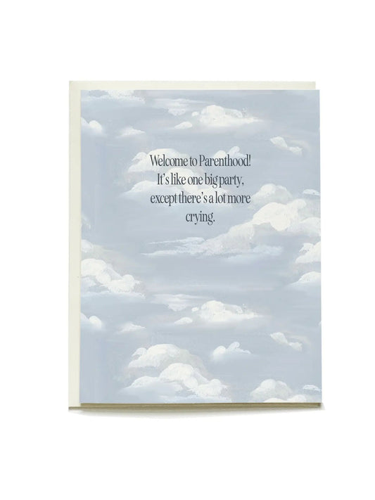Clouds Baby Greeting Card