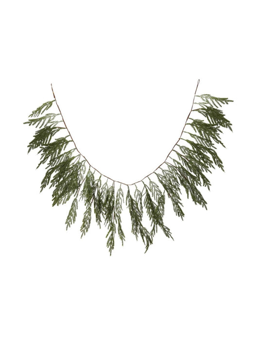 72"L x 20"H Faux Cypress Garland