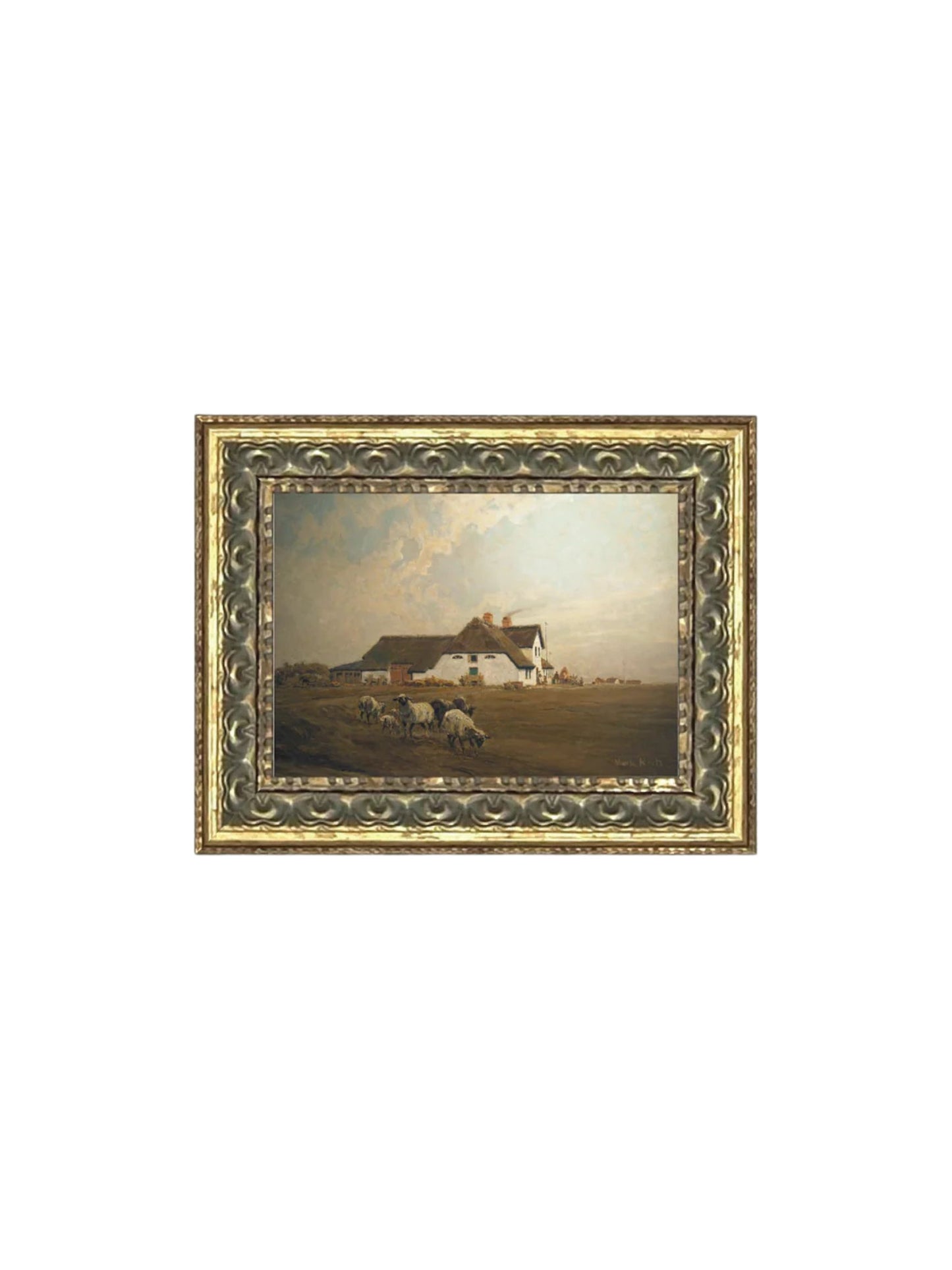 Farmhouse East Frisia Framed Picture
