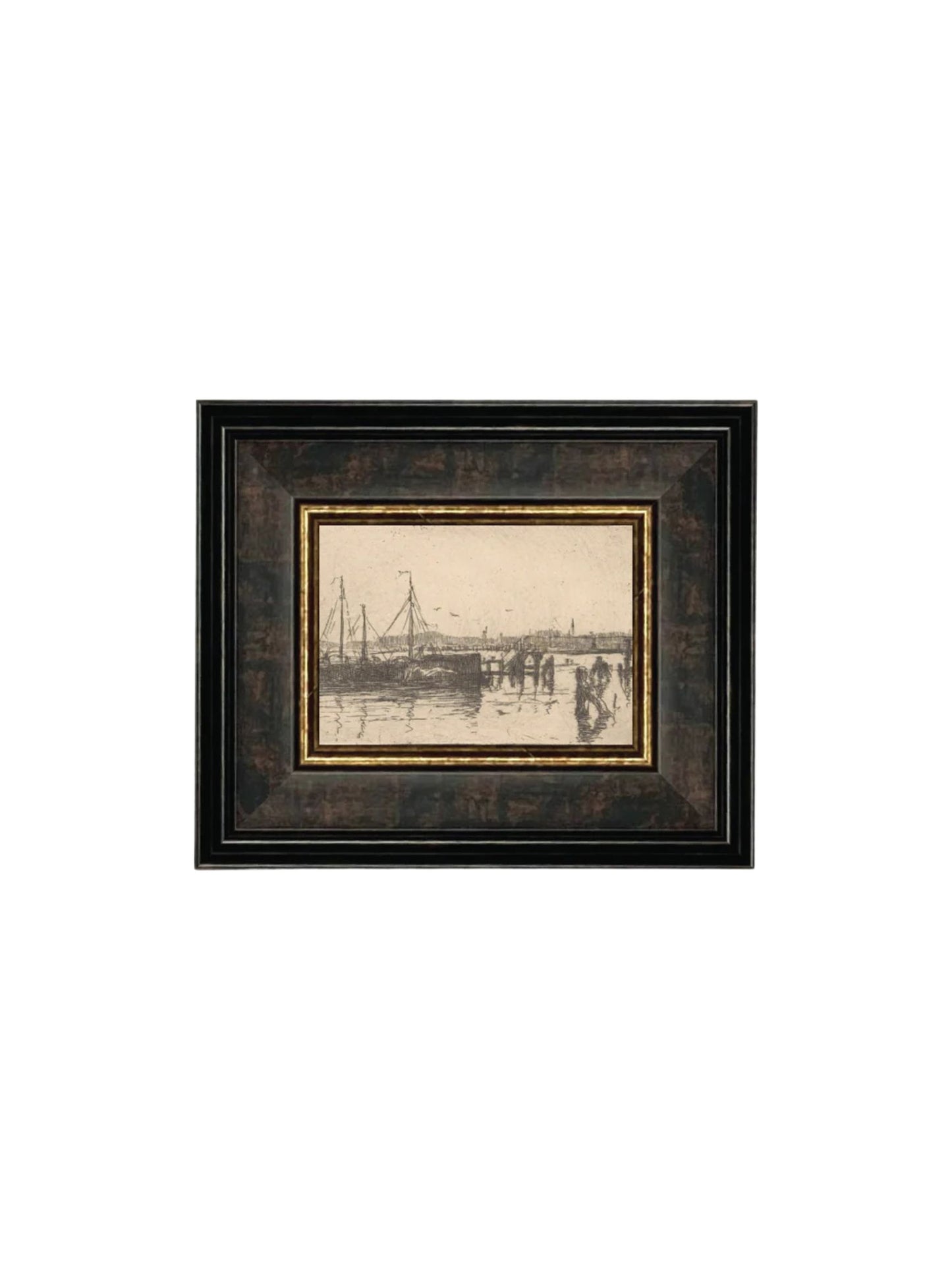The Barges Framed Picture