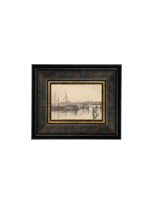 The Barges Framed Picture