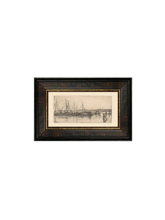 The Barges Framed Picture