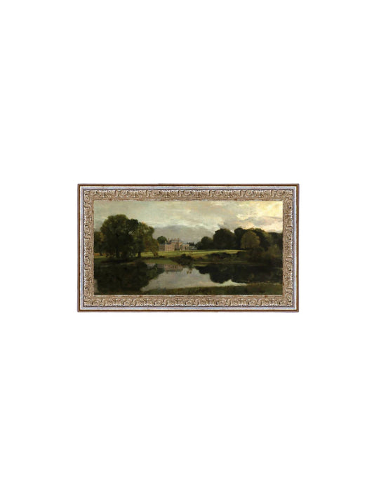 Malvern Hall Framed Picture 12x7