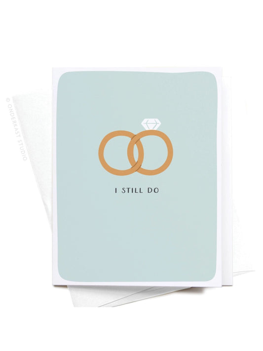 I Still Do Rings Card