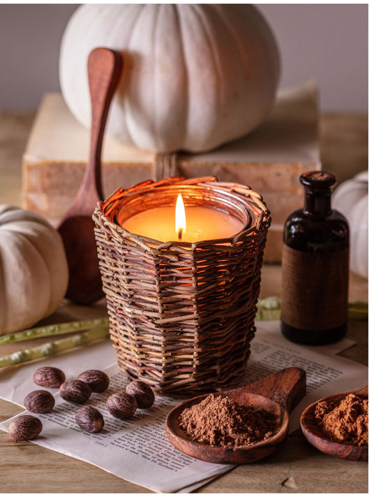 Vintage Pumpkin Candle