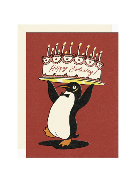 Penguin Birthday Card