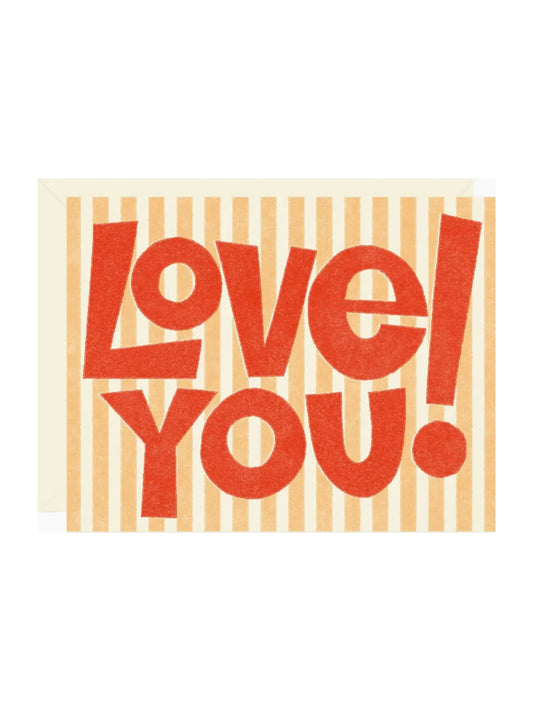 Love You Stripe Card
