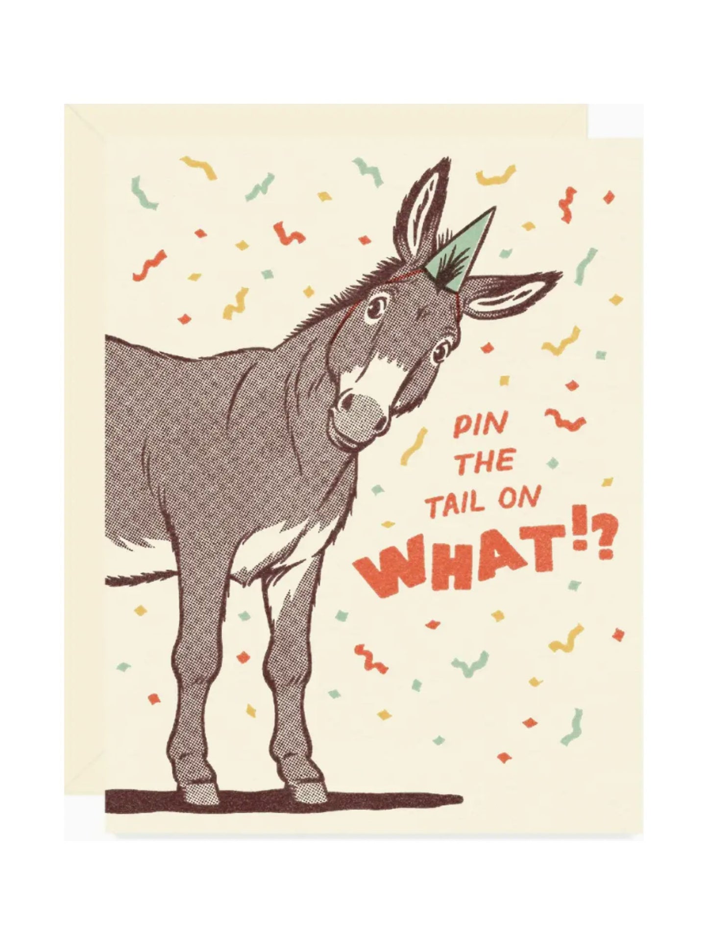 Pin the Tail Birthday Card