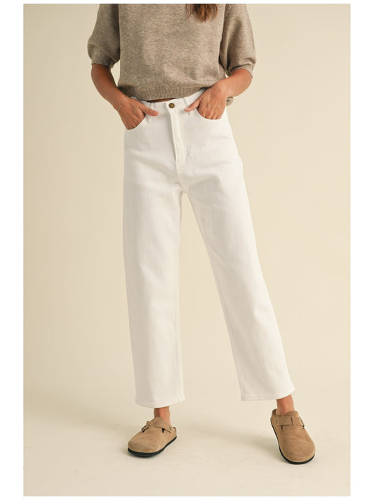 Tapered Cotton Pants