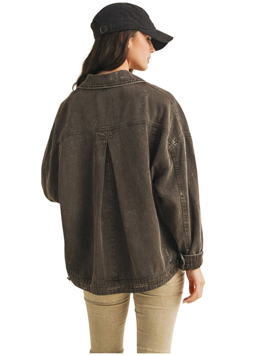 Back Pleated Jacket