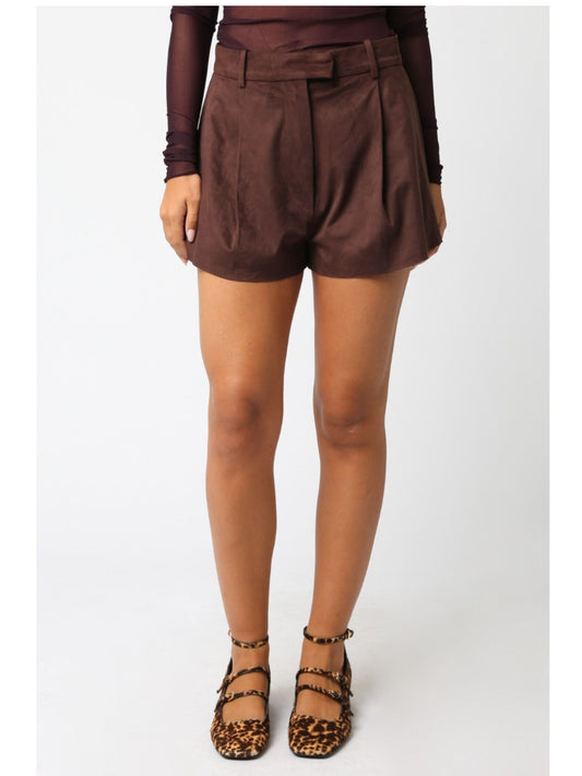 Brylee Faux Suede Shorts
