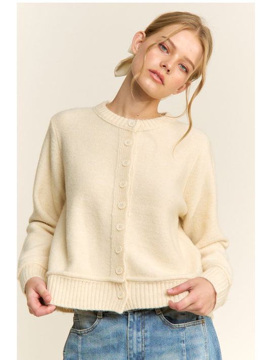 Long-sleeve Cardigan Sweater