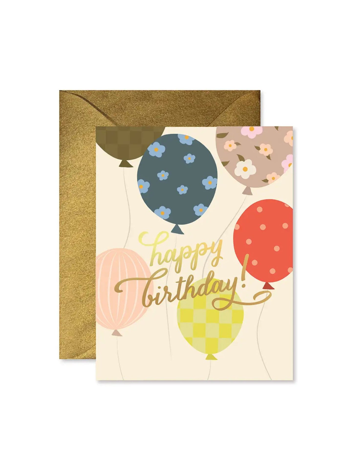 Balloon Release Birthday Greeting Card