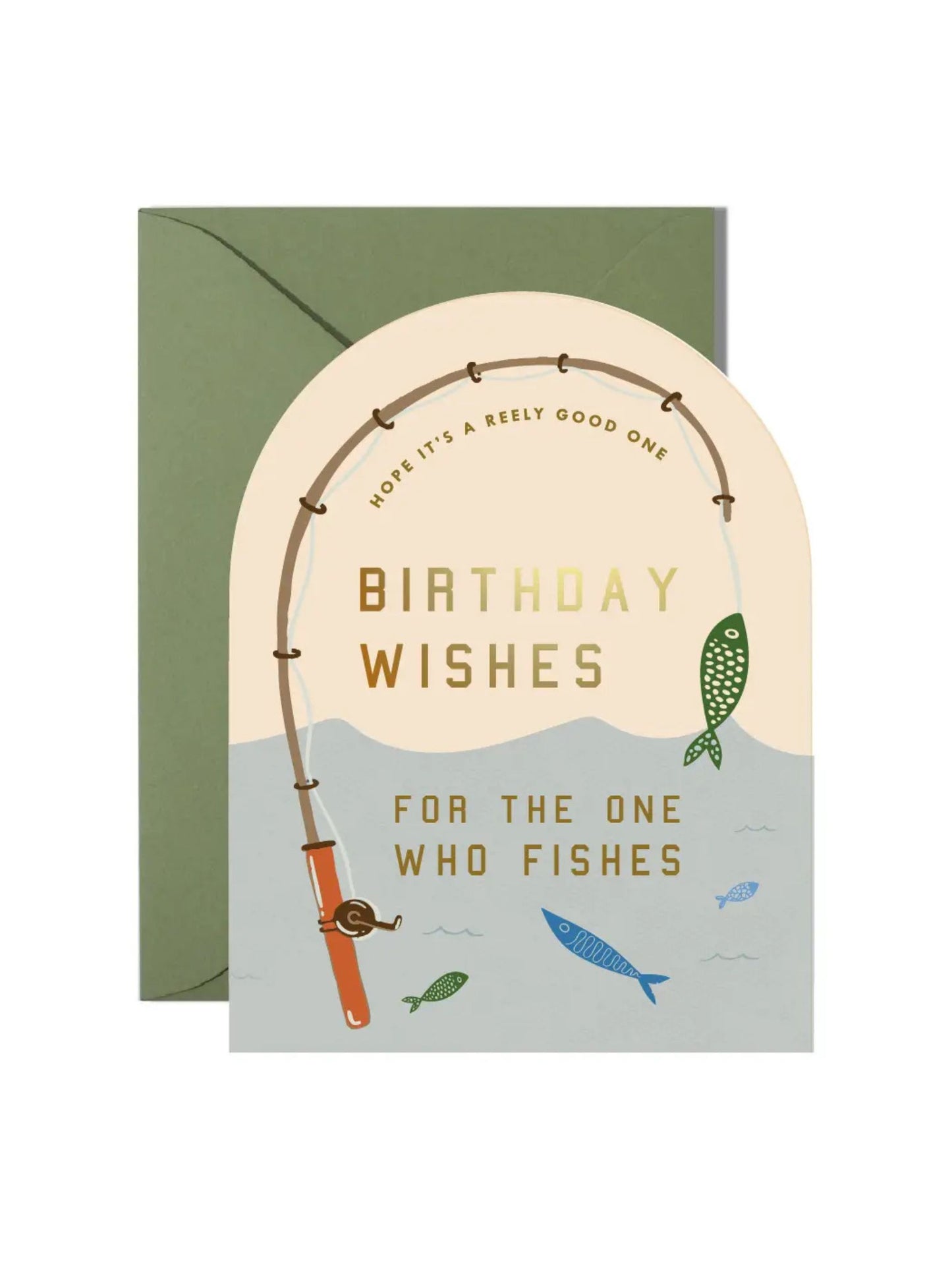 Fishing Reely Good Birthday Greeting Card
