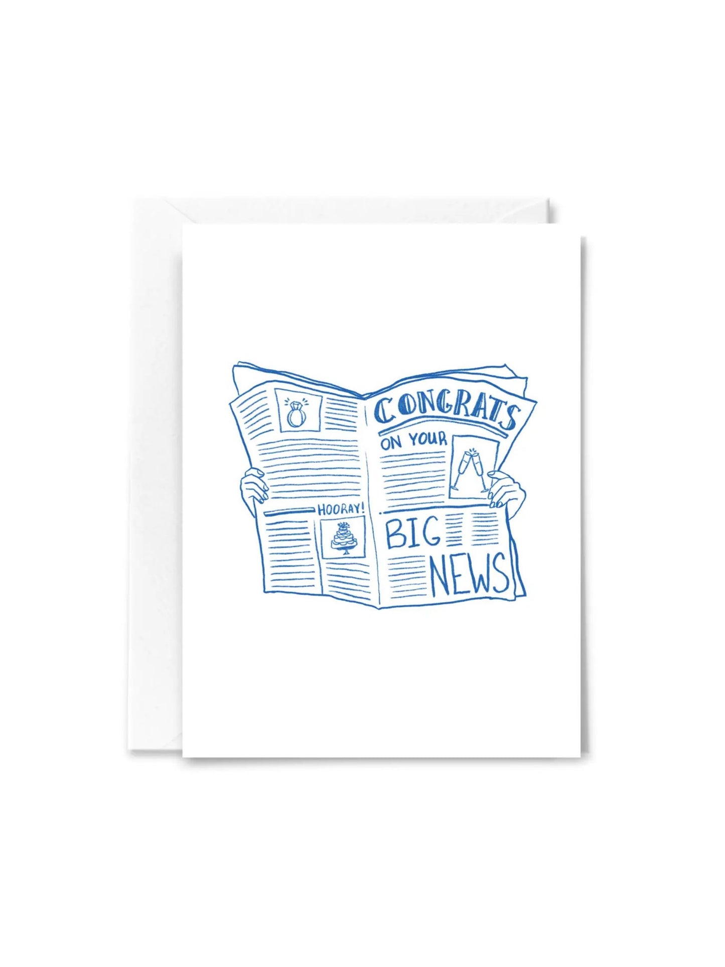 Big News Engagement Card