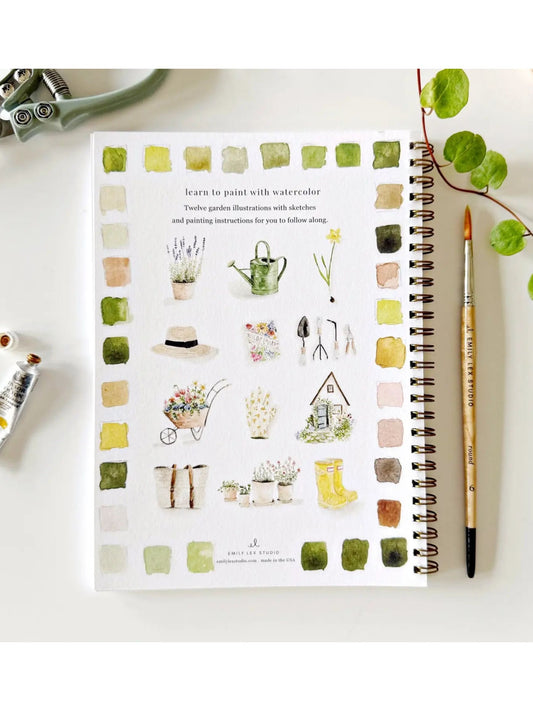 Garden Watercolor Workbook
